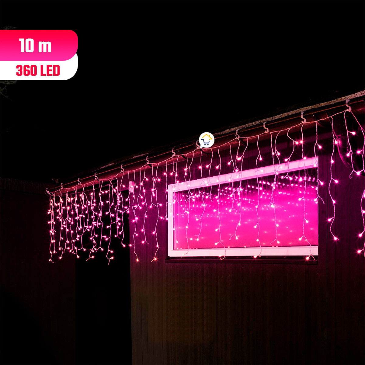 Miniatura 5 de Cortina Intercalada 10m Navidad LED360